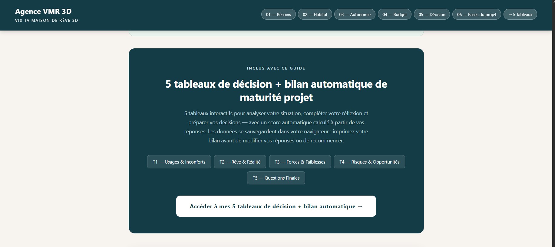 Aperçu du guide interactif Rénover sans se tromper